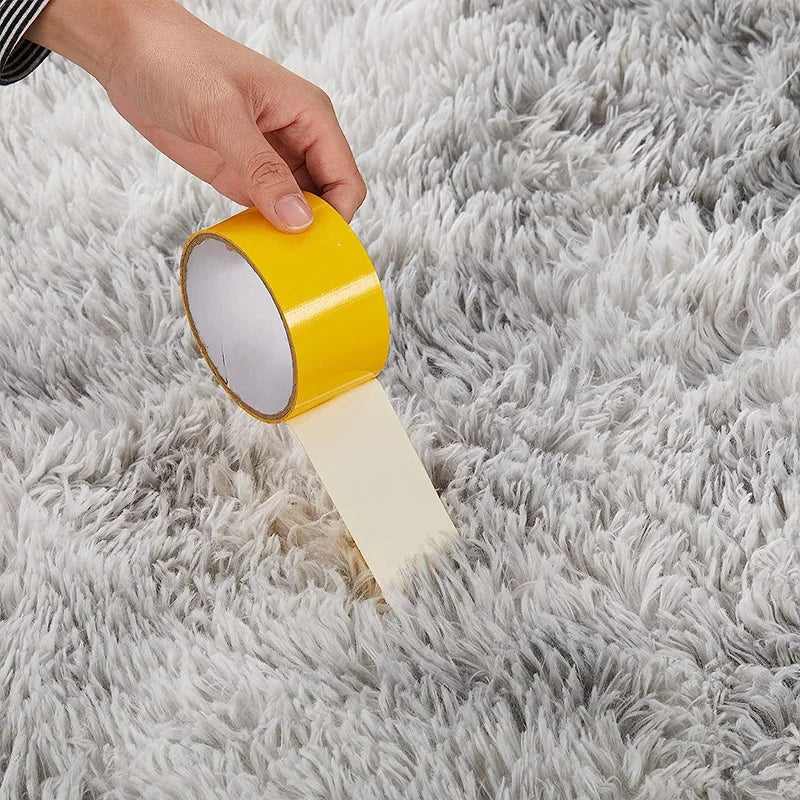 Flauschiger Plüschteppich in Uni- und Batikfarben für Wohnzimmer und Schlafzimmer – 40 × 60 bis 160 × 230 cm, 3,5 cm Flor, rechteckig, 12 Farben
