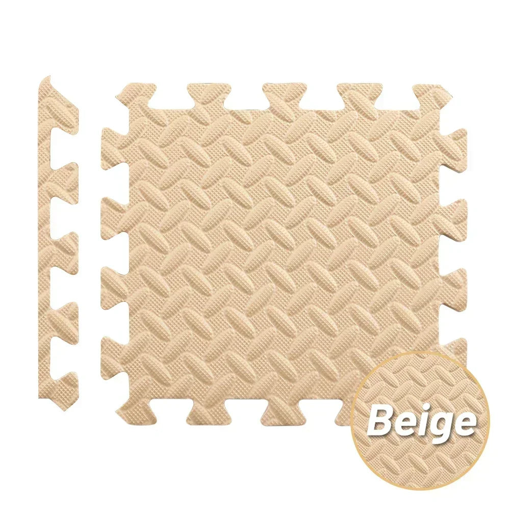 Ineinandergreifende Puzzlematten aus EVA-Schaum für Fitness, Spielzimmer und Schlafzimmer – ca. 31 × 31 × 1 cm, rutschfest, 1 bis 20 Stück, 8 Farben