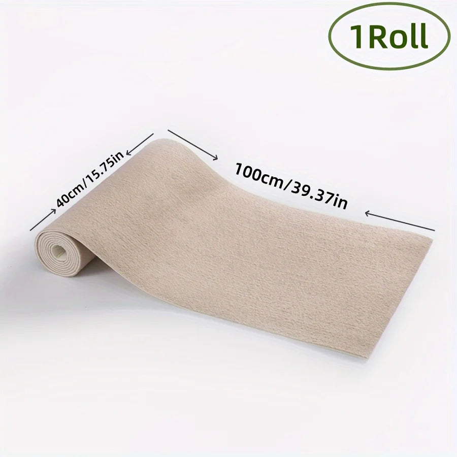 Selbstklebender Teppich von der Rolle für Küche, Flur und Eingang – 40 × 100 bis 40 × 300 cm, gestreift, rutschfest, PVC-Rücken, 11 Farben