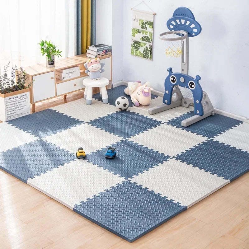 Puzzlematte aus EVA-Schaum als Spielmatte für Baby und Kinderzimmer – 30 × 30 cm je Platte, 1 cm dick, BPA-frei, 1 bis 16 Stück, 8 Farben