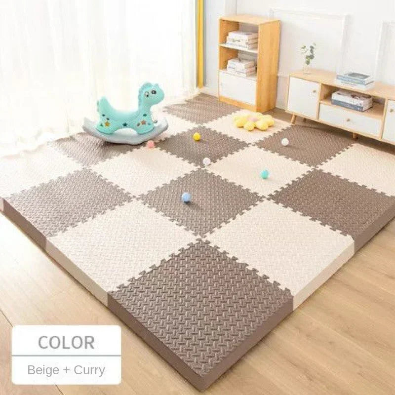 Puzzlematte aus EVA-Schaum als Spielmatte für Baby und Kinderzimmer – 30 × 30 cm je Platte, 1 cm dick, BPA-frei, 1 bis 16 Stück, 8 Farben