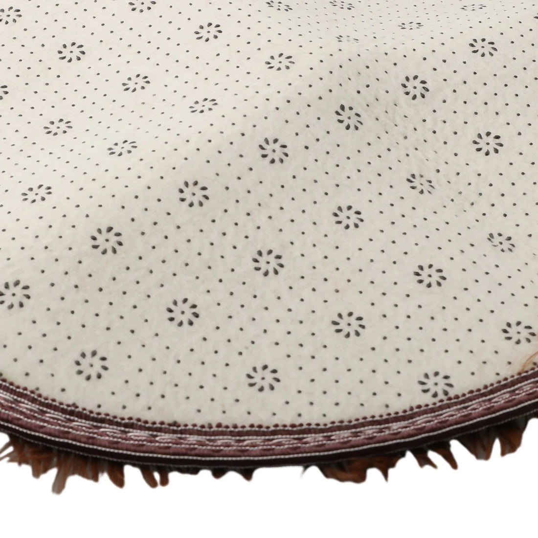 Runder Shaggy-Teppich mit 4 cm Flor für Wohnzimmer, Schlafzimmer und Kinderzimmer – Ø 40, 60 oder 80 cm, superweich, rutschfeste Noppen, 12 Farben