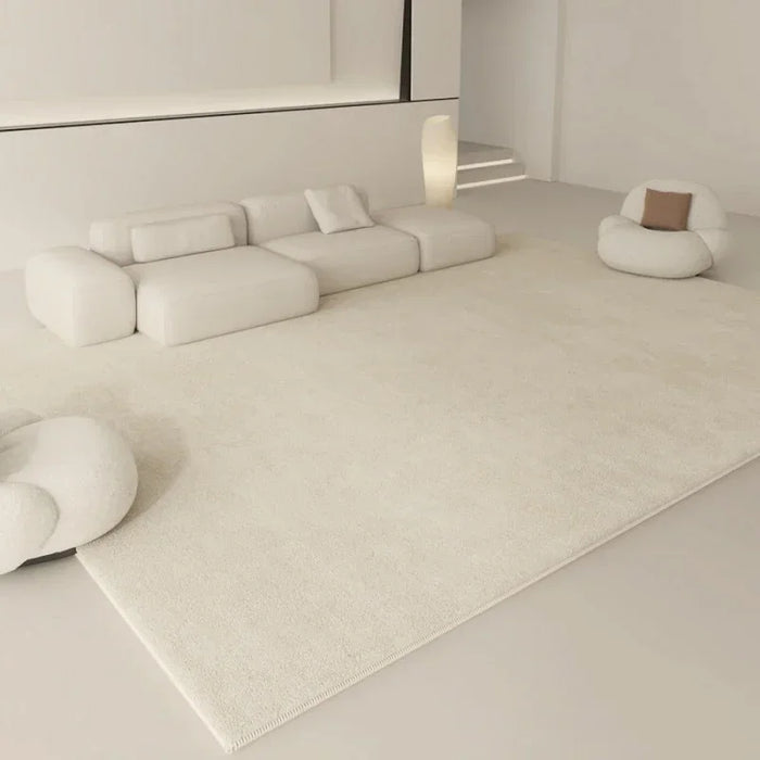 Flauschiger Plüschteppich im Wabi-Sabi-Stil für Wohnzimmer und Schlafzimmer – 80 × 120 bis 200 × 300 cm, rechteckig, minimalistisch, 15 Motive