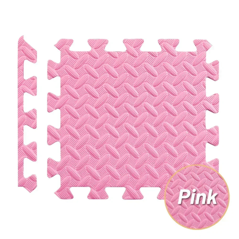 Ineinandergreifende Puzzlematten aus EVA-Schaum für Fitness, Spielzimmer und Schlafzimmer – ca. 31 × 31 × 1 cm, rutschfest, 1 bis 20 Stück, 8 Farben