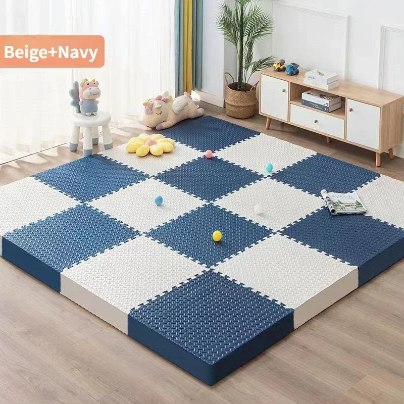 Puzzlematte aus EVA-Schaum als Spielmatte für Baby und Kinderzimmer – 30 × 30 cm je Platte, 1 cm dick, BPA-frei, 1 bis 16 Stück, 8 Farben