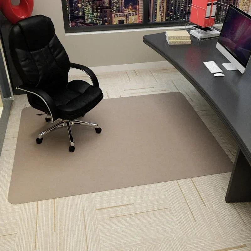 Bürostuhlmatte aus Polyester und TPR für Gaming-Stuhl, Schreibtisch und Wohnzimmer – 90 × 120 cm, gestreift, rutschfest, saugfähig, 5 Farben