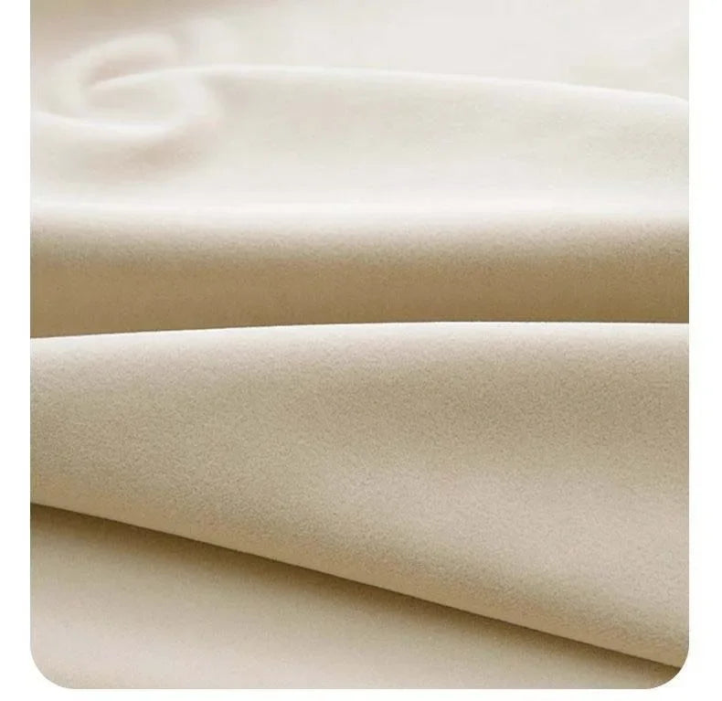 Sitzsack-Sessel mit Fußhocker und EPS-Füllung für Wohnzimmer, Schlafzimmer und Balkon – 80 × 70 × 60 cm, schmutzabweisend, 3 Farben
