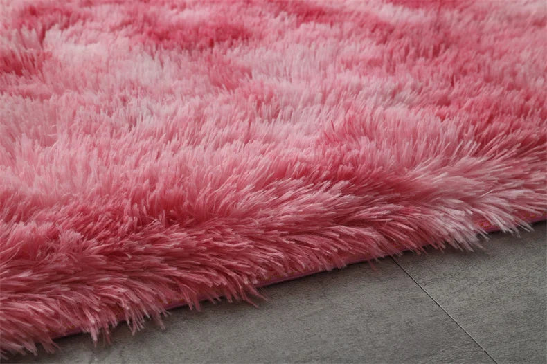 Flauschiger Shaggy-Teppich aus Kunstfell für Wohnzimmer und Kinderzimmer – 40 × 60 bis 160 × 200 cm, rechteckig, rutschfest, waschbar, 13 Designs