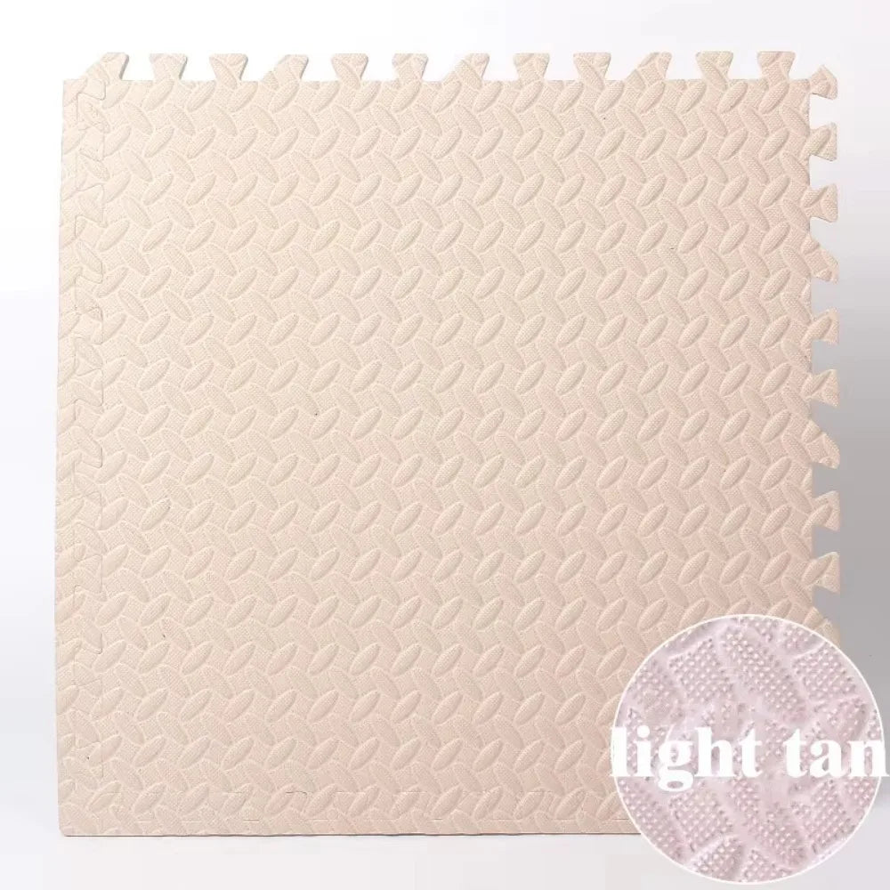 Puzzlematte aus EVA-Schaum als Sport- und Fitnessmatte für Zuhause – 30 × 30 × 1 cm je Platte, rutschfest, wasserdicht, 2 bis 16 Stück, 13 Farben