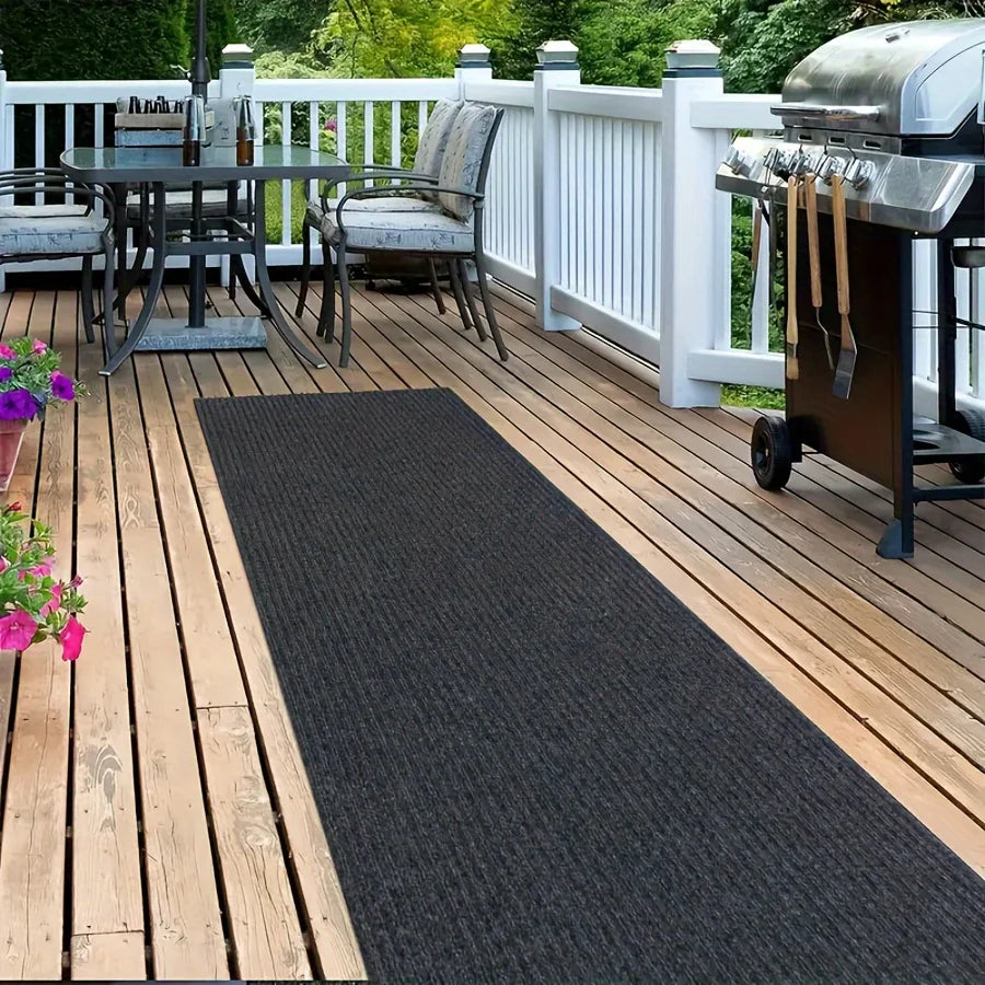 Selbstklebender Teppich von der Rolle für Küche, Flur und Eingang – 40 × 100 bis 40 × 300 cm, gestreift, rutschfest, PVC-Rücken, 11 Farben