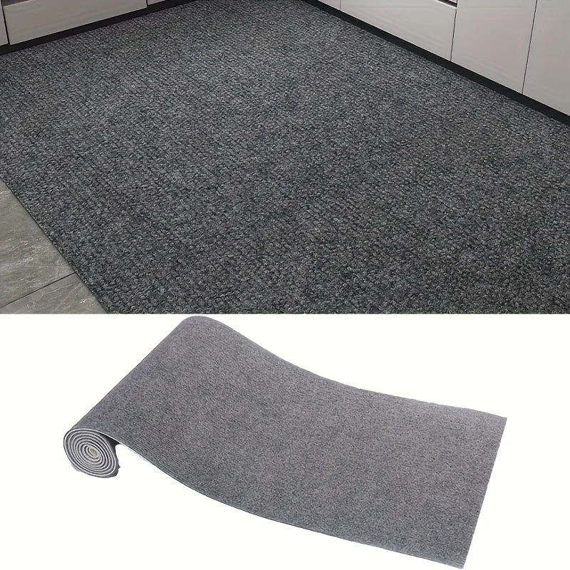 Selbstklebender Teppichbelag in Uni-Farben zum Zuschneiden für Wohnzimmer, Schlafzimmer und Küche – 40 × 100 bis 40 × 300 cm, Vlies, 5 Farben