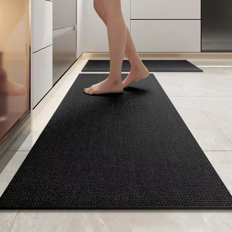 Rutschfeste Küchenmatte in Webstruktur-Optik für Küche, Bad und Eingang – 45 × 60 bis 45 × 160 cm, saugfähig, Gummirückseite, 4 Farben