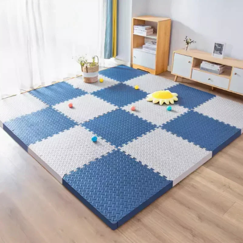 Puzzlematte aus EVA-Schaum als Sport- und Fitnessmatte für Zuhause – 30 × 30 × 1 cm je Platte, rutschfest, wasserdicht, 2 bis 16 Stück, 13 Farben