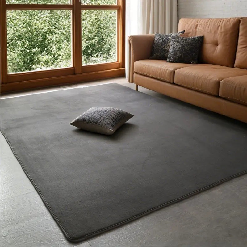 Weicher Teppich aus Korallensamt für Wohnzimmer, Schlafzimmer und Spielecke – 40 × 60 bis 200 × 300 cm, rechteckig, rutschfest, 11 Farben