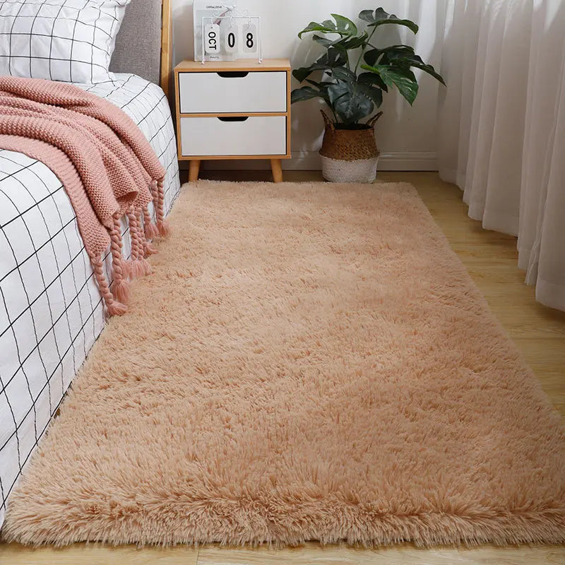 Langflor-Teppich in Batik-Optik im nordischen Stil für Wohnzimmer, Schlafzimmer und Erker – 50 × 80 bis 80 × 160 cm, rutschfest, 5 Farben