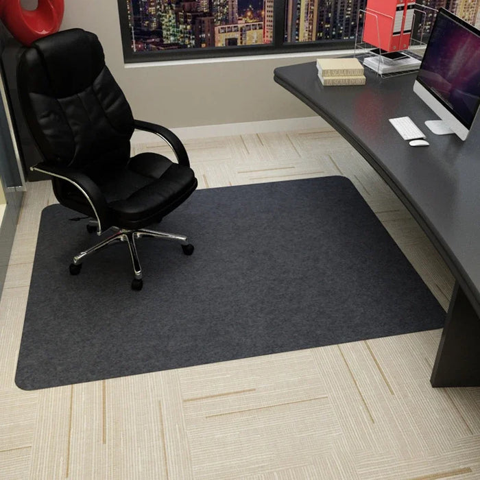 Gestreifte Bodenschutzmatte für Bürostuhl und Gaming-Stuhl in Büro, Schlafzimmer und Wohnzimmer – 90 × 120 cm, schnell trocknend, rutschfest, 5 Farben