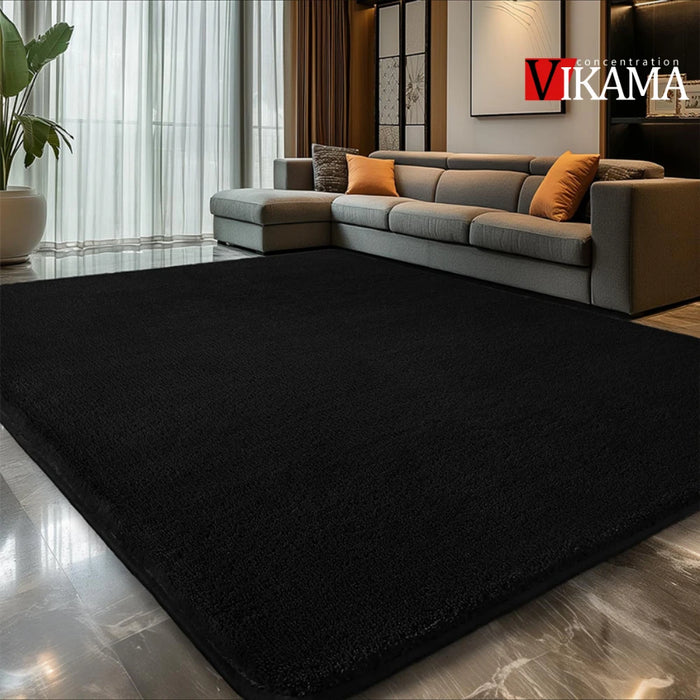 Flauschiger Shaggy-Teppich im nordischen Design für Schlafzimmer und Wohnzimmer – 40 × 60 bis 160 × 230 cm, rechteckig, Plüsch, 10 Farben