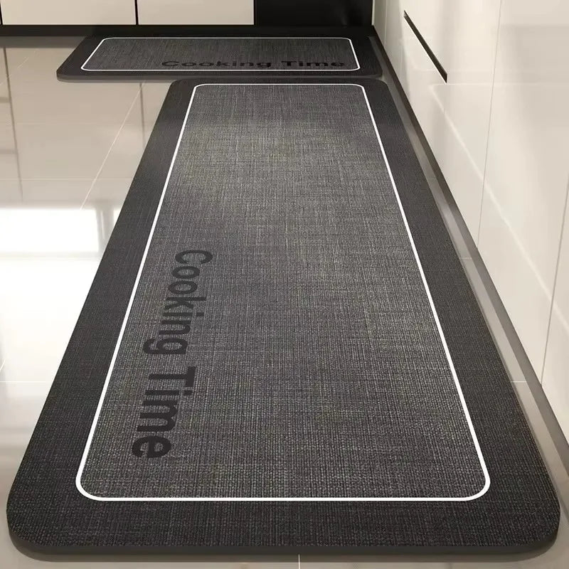 Küchenmatte aus PVC in Lederoptik als Läufer für Küche und Eingang – 50 × 80 bis 200 × 300 cm, wasserdicht, ölbeständig, rutschfest, 12 Motive