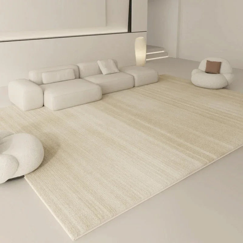 Flauschiger Plüschteppich im Wabi-Sabi-Stil für Wohnzimmer und Schlafzimmer – 80 × 120 bis 200 × 300 cm, rechteckig, minimalistisch, 15 Motive