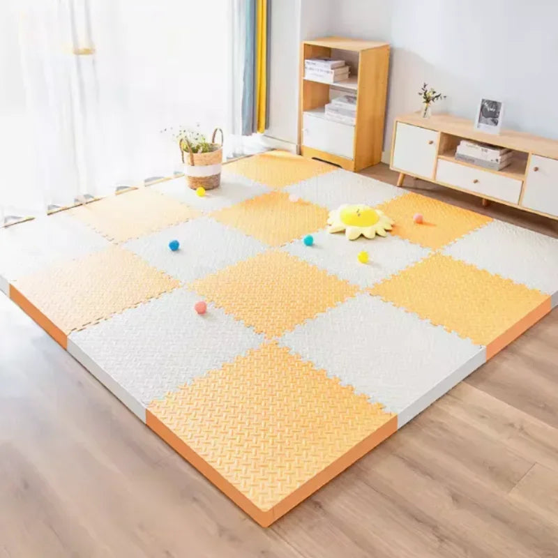 Puzzlematte aus EVA-Schaum als Sport- und Fitnessmatte für Zuhause – 30 × 30 × 1 cm je Platte, rutschfest, wasserdicht, 2 bis 16 Stück, 13 Farben