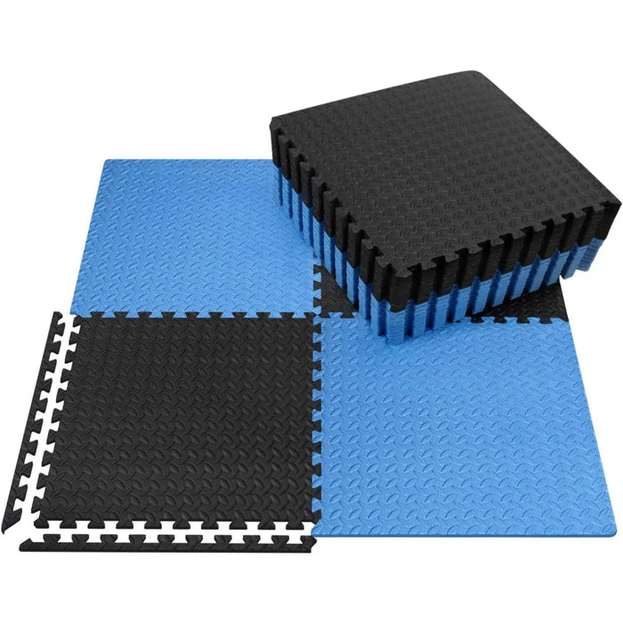 Ineinandergreifende Puzzlematten aus EVA-Schaum für Fitness, Spielzimmer und Schlafzimmer – ca. 31 × 31 × 1 cm, rutschfest, 1 bis 20 Stück, 8 Farben