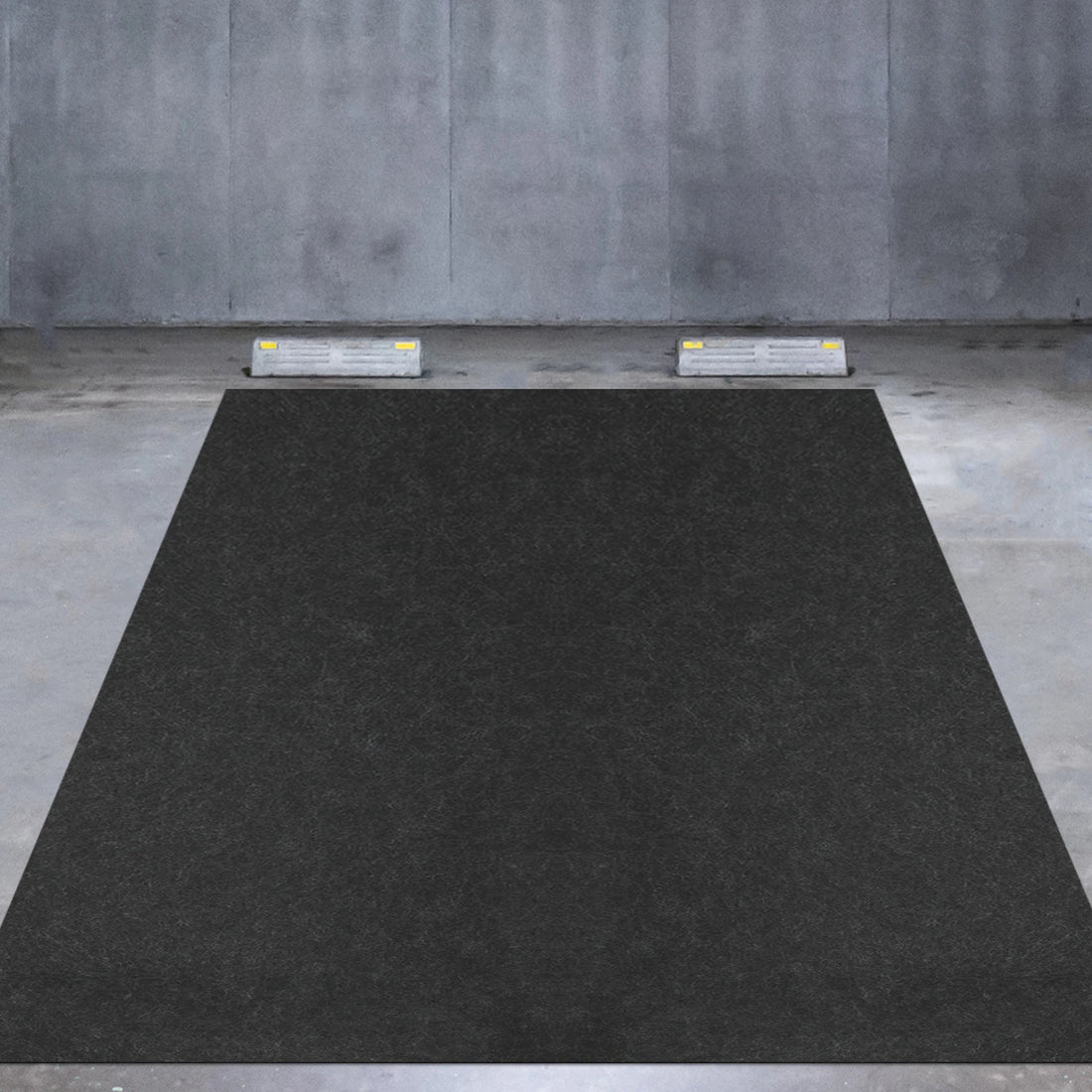 Rutschfeste Garagenbodenmatte aus Vliesstoff und PE für Garage, Lager und Werkstatt – bis 226 × 610 cm, 2,5 mm, wasserdicht, ölbeständig, Dunkelgrau