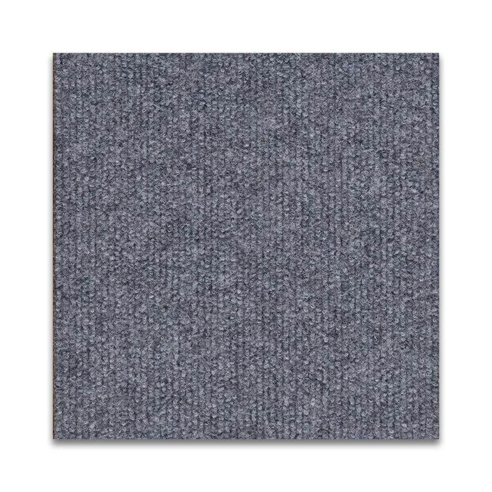 Selbstklebende Teppichfliese aus Polyester für Schlafzimmer und Wohnung – 40 × 40 cm, rutschhemmend, ohne Werkzeug verlegbar, einfarbig, 7 Farben