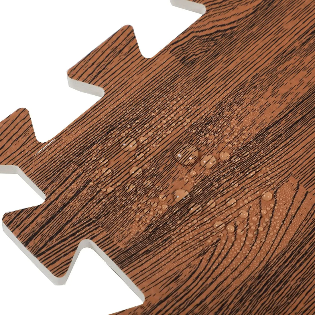 Puzzlematten in Holzoptik aus EVA-Schaum für Spielzimmer, Wohnzimmer und Training – je 30 × 30 cm, 8 oder 16 Stück, ineinandergreifend, 2 Farben