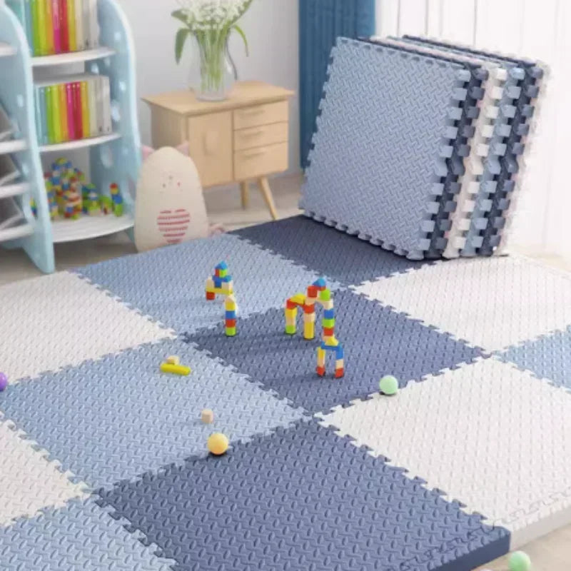 Puzzlematte aus EVA-Schaum als Sport- und Fitnessmatte für Zuhause – 30 × 30 × 1 cm je Platte, rutschfest, wasserdicht, 2 bis 16 Stück, 13 Farben