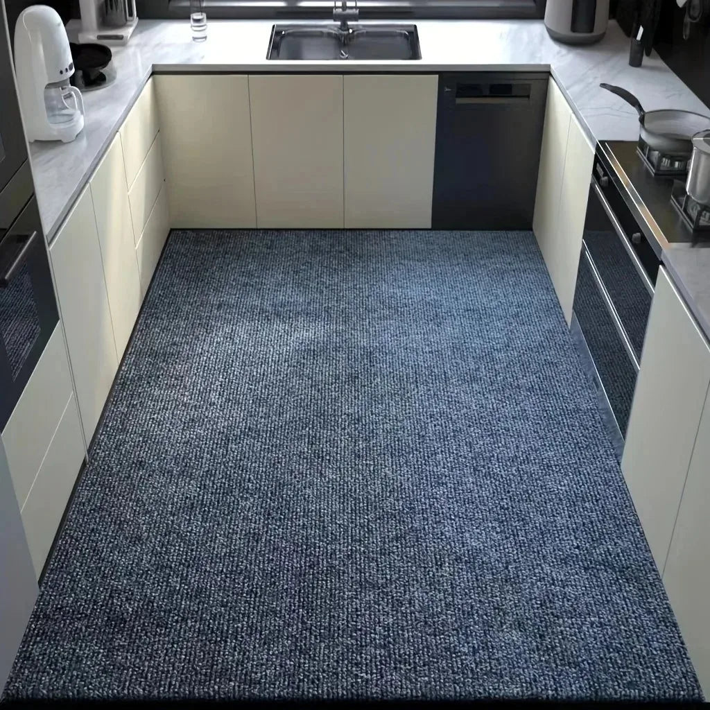 Selbstklebender Teppichbelag von der Rolle für Wohnzimmer, Schlafzimmer und Küche – 40 cm × 3 m, zuschneidbar, feuchtigkeitsbeständig, 6 Farben