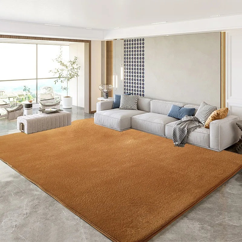 Teppich aus Korallenvlies in Uni-Farben für Wohnzimmer, Schlafzimmer und Kinderzimmer – 40 × 60 bis 200 × 200 cm, ca. 1 cm dick, 12 Farben