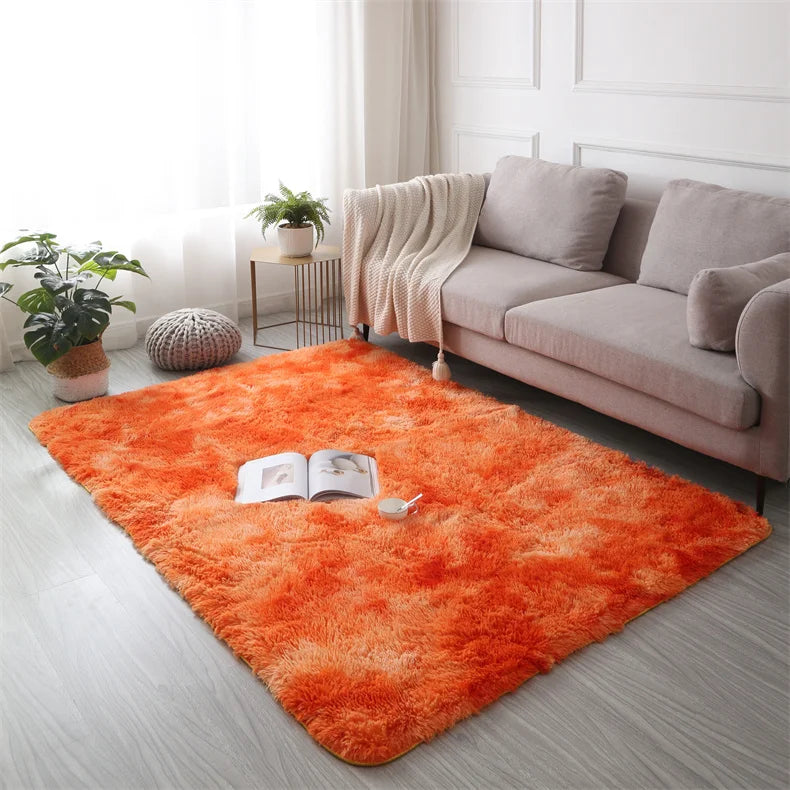 Flauschiger Shaggy-Teppich aus Kunstfell für Wohnzimmer und Kinderzimmer – 40 × 60 bis 160 × 200 cm, rechteckig, rutschfest, waschbar, 13 Designs