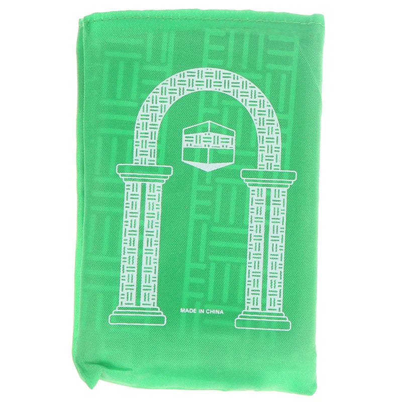 Tragbare Gebetsmatte aus Polyester mit Tasche für Reisen, Pilgerfahrt und Outdoor – 100 × 55 cm, regendicht, rutschfest, Torbogen-Motiv, 5 Farben