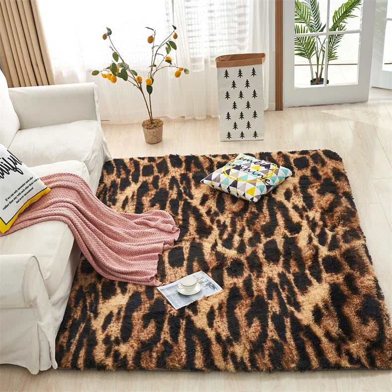 Flauschiger Shaggy-Teppich aus Kunstfell für Wohnzimmer und Kinderzimmer – 40 × 60 bis 160 × 200 cm, rechteckig, rutschfest, waschbar, 13 Designs