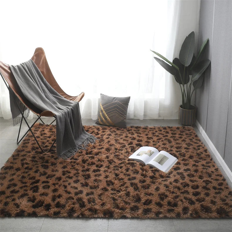 Flauschiger Shaggy-Teppich aus Kunstfell für Wohnzimmer und Kinderzimmer – 40 × 60 bis 160 × 200 cm, rechteckig, rutschfest, waschbar, 13 Designs