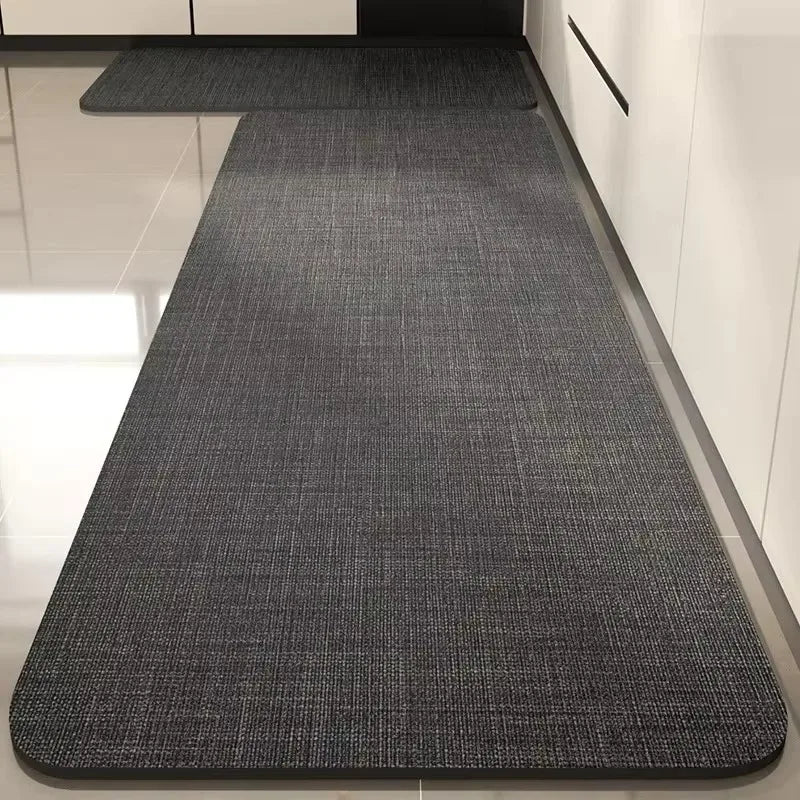 Küchenmatte aus PVC in Lederoptik als Läufer für Küche und Eingang – 50 × 80 bis 200 × 300 cm, wasserdicht, ölbeständig, rutschfest, 12 Motive
