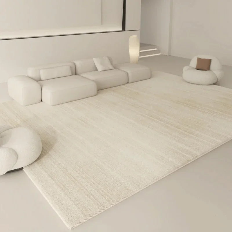 Flauschiger Plüschteppich im Wabi-Sabi-Stil für Wohnzimmer und Schlafzimmer – 80 × 120 bis 200 × 300 cm, rechteckig, minimalistisch, 15 Motive