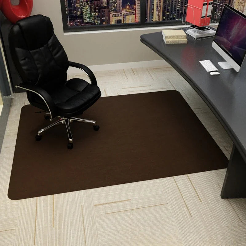 Bürostuhlmatte aus Polyester und TPR für Gaming-Stuhl, Schreibtisch und Wohnzimmer – 90 × 120 cm, gestreift, rutschfest, saugfähig, 5 Farben