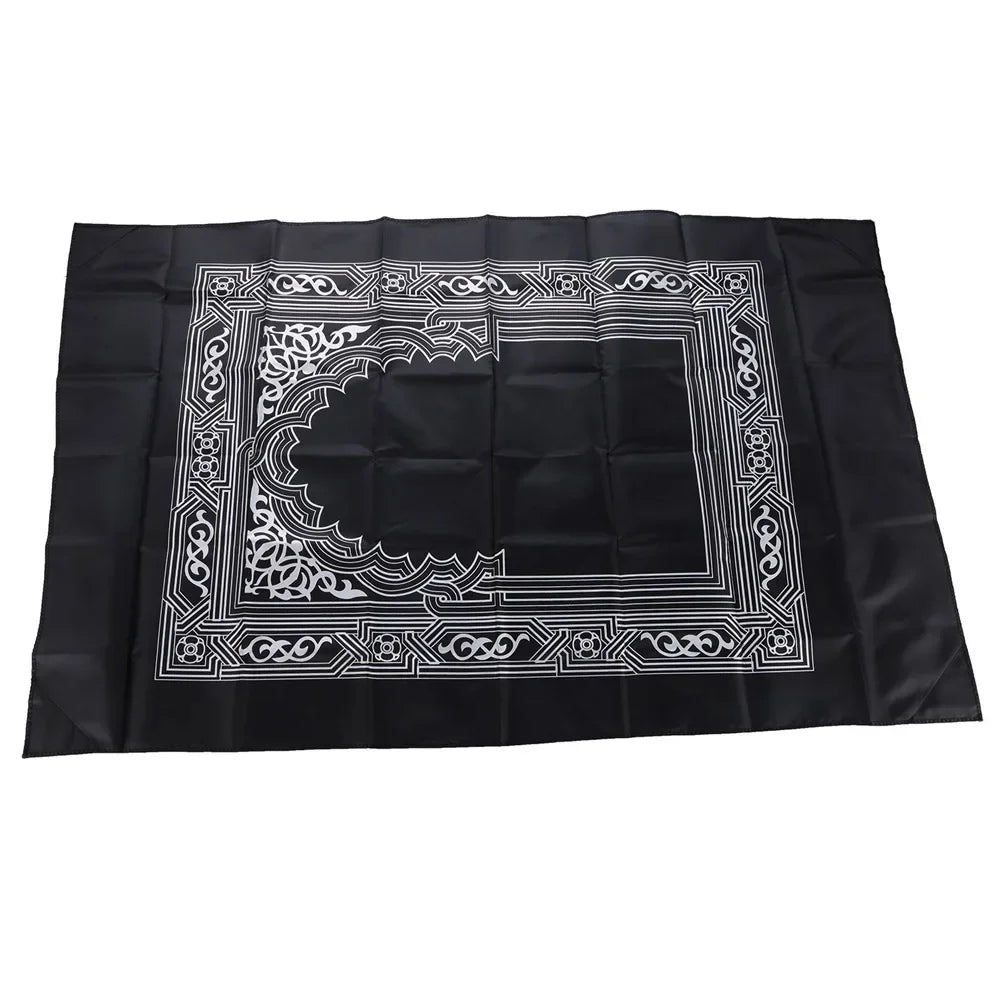 Wasserdichter Reise-Gebetsteppich mit Qibla-Kompass und Tasche für unterwegs und draußen – 100 × 60 cm, beschwerte Ecken, bedruckt, 5 Farben