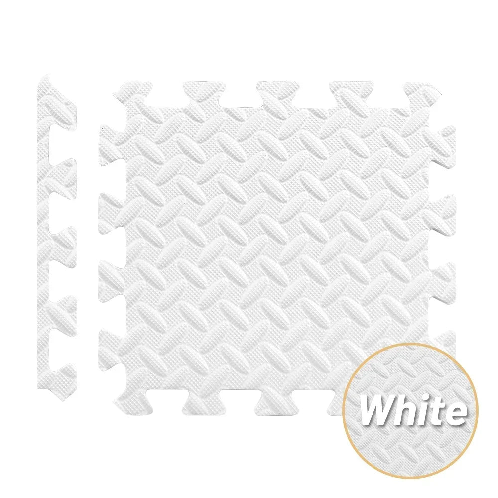 Ineinandergreifende EVA-Schaumstoffmatten als Babyspielmatte für Wohnzimmer und Fitness – 30 × 30 cm, rutschfest, 4, 12 oder 20 Stück, 7 Farben