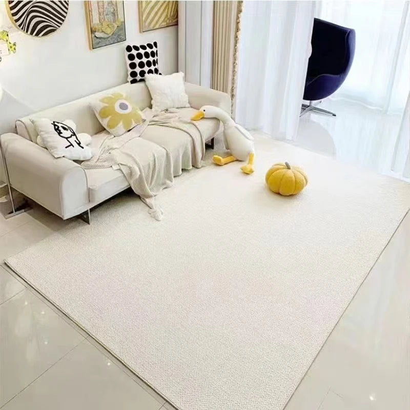 Teppich im japanischen Wabi-Sabi-Stil aus weicher Anti-Falten-Faser für Wohnzimmer und Schlafzimmer – 50 × 80 bis 200 × 300 cm, fusselfrei, 5 Farben
