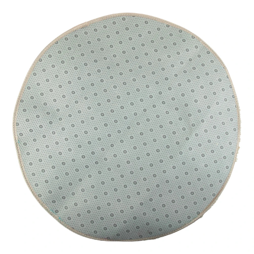 Runder Hochflor-Teppich mit 4 cm Flor für Wohnzimmer, Schlafzimmer und Kinderzimmer – Ø 40, 60 oder 80 cm, rutschfest, waschbar, 12 Farben