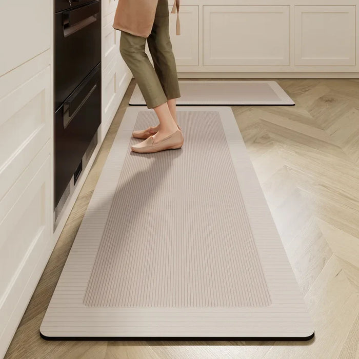 Saugfähige Küchenmatte mit Kieselgur im Wabi-Sabi-Stil für Küche und Bad – 40 × 60 bis 50 × 160 cm, rutschfest, einzeln oder im 2er-Set, 8 Motive