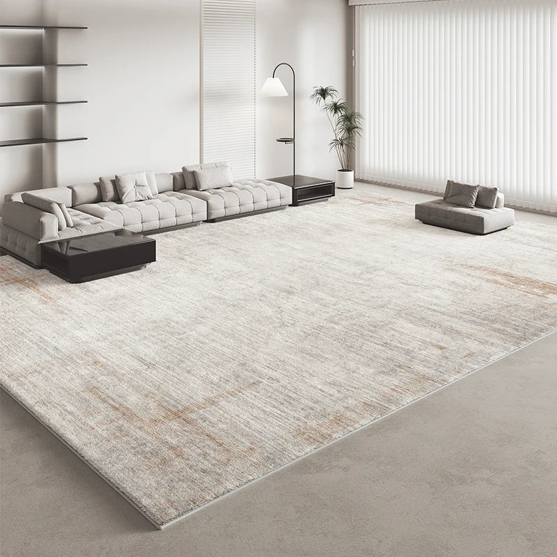 Minimalistischer Plüschteppich im italienischen Stil für Wohnzimmer und Schlafzimmer – 80 × 120 bis 200 × 300 cm, flauschig, gestreift, 14 Motive