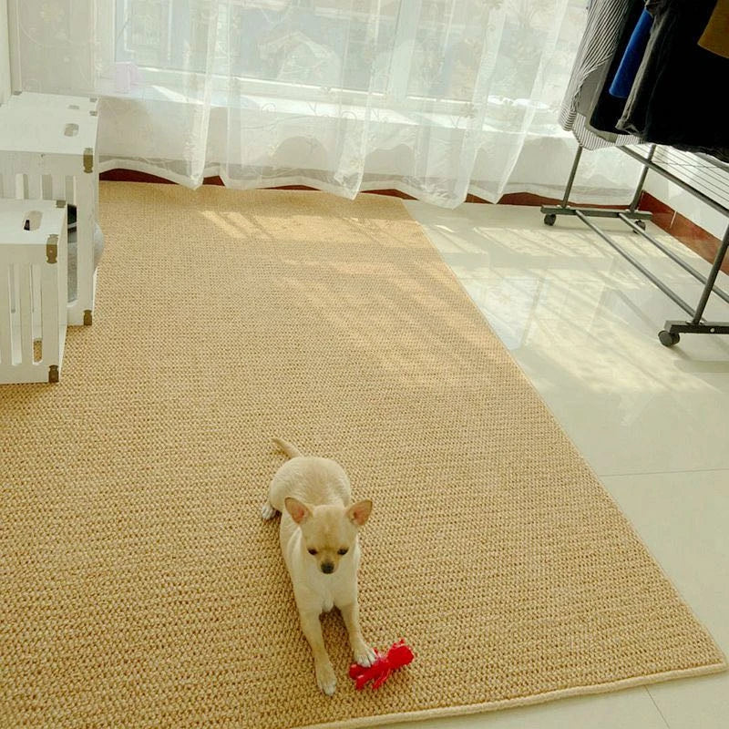 Teppich im japanischen Wabi-Sabi-Stil aus weicher Anti-Falten-Faser für Wohnzimmer und Schlafzimmer – 50 × 80 bis 200 × 300 cm, fusselfrei, 5 Farben