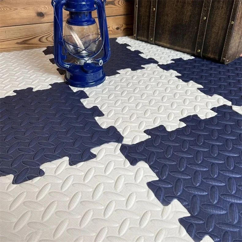 Puzzlematte aus EVA-Schaum als Babyspielmatte für Kinderzimmer und Spielzimmer – 30 × 30 × 1 cm je Platte, BPA-frei, 1 bis 16 Stück, 8 Farben