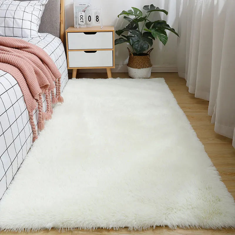 Langflor-Teppich in Batik-Optik im nordischen Stil für Wohnzimmer, Schlafzimmer und Erker – 50 × 80 bis 80 × 160 cm, rutschfest, 5 Farben