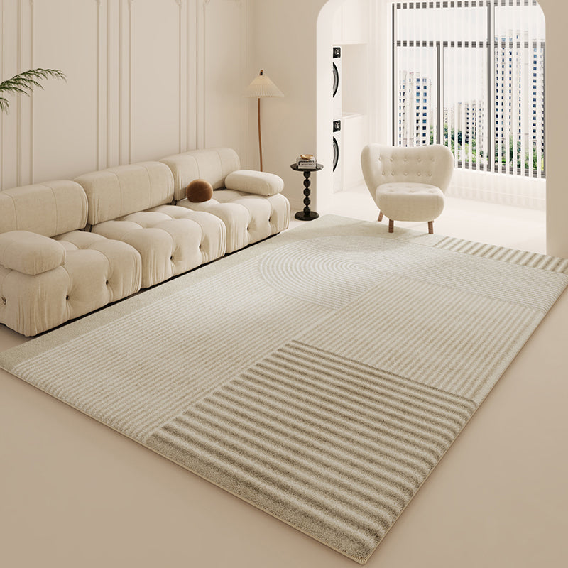 Flauschiger Plüschteppich im Wabi-Sabi-Stil für Wohnzimmer und Schlafzimmer – 80 × 120 bis 200 × 300 cm, rechteckig, minimalistisch, 15 Motive