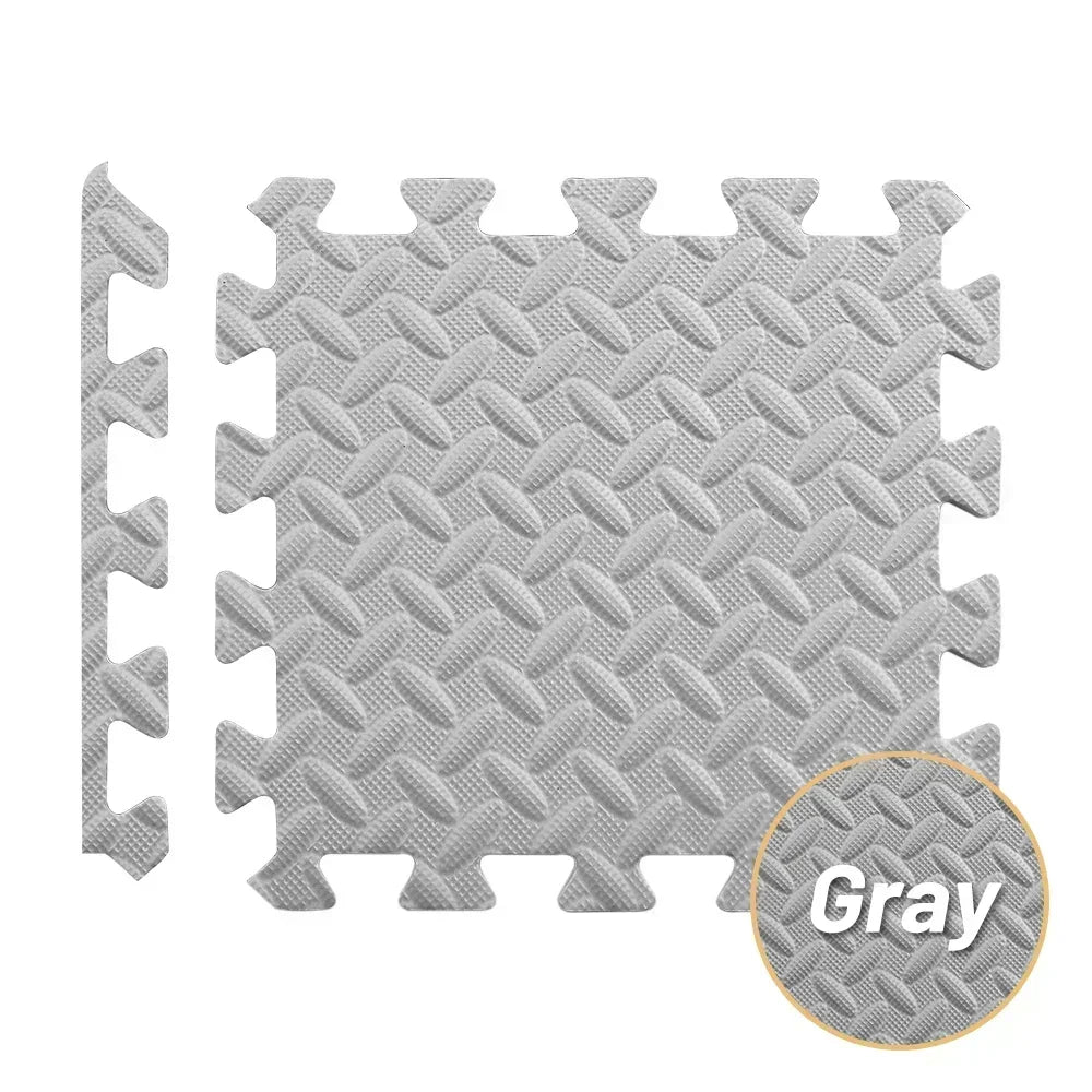 Ineinandergreifende Puzzlematten aus EVA-Schaum für Fitness, Spielzimmer und Schlafzimmer – ca. 31 × 31 × 1 cm, rutschfest, 1 bis 20 Stück, 8 Farben
