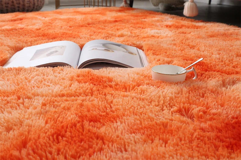 Flauschiger Shaggy-Teppich aus Kunstfell für Wohnzimmer und Kinderzimmer – 40 × 60 bis 160 × 200 cm, rechteckig, rutschfest, waschbar, 13 Designs